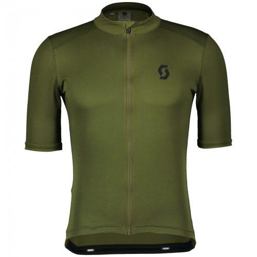 Pánský cyklistický dres Scott M's Endurance 10 s/sl Velikost: XL / Barva: tmavě zelená