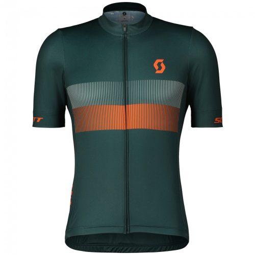 Pánský cyklistický dres Scott RC Team 10 SS Velikost: M / Barva: zelená/oranžová
