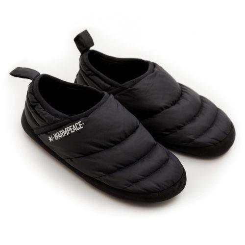 Péřové papuče Warmpeace Down Slippers Velikost bot (EU): 39-41 / Barva: černá