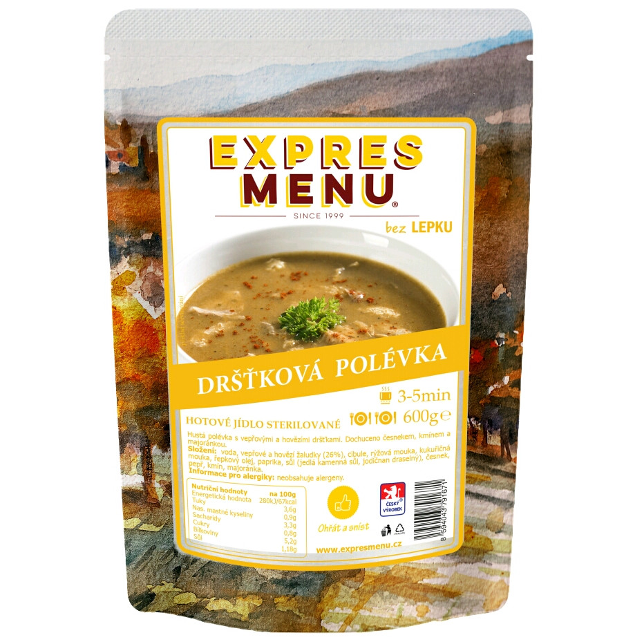 Polévka Expres menu Dršťková polévka (2 porce)
