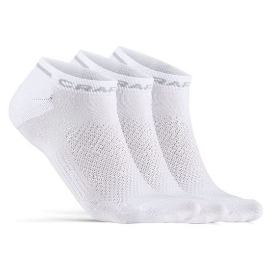 Ponožky Craft Core Dry Shaftless 3-Pack Velikost ponožek: 40-42 / Barva: bílá