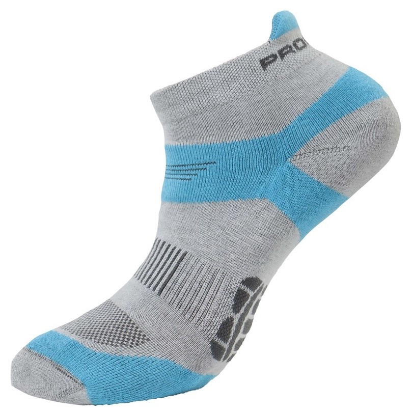 Ponožky Progress RNS 8JB Running Sox Velikost ponožek: 35-38 (3-5) / Barva: šedá/modrá