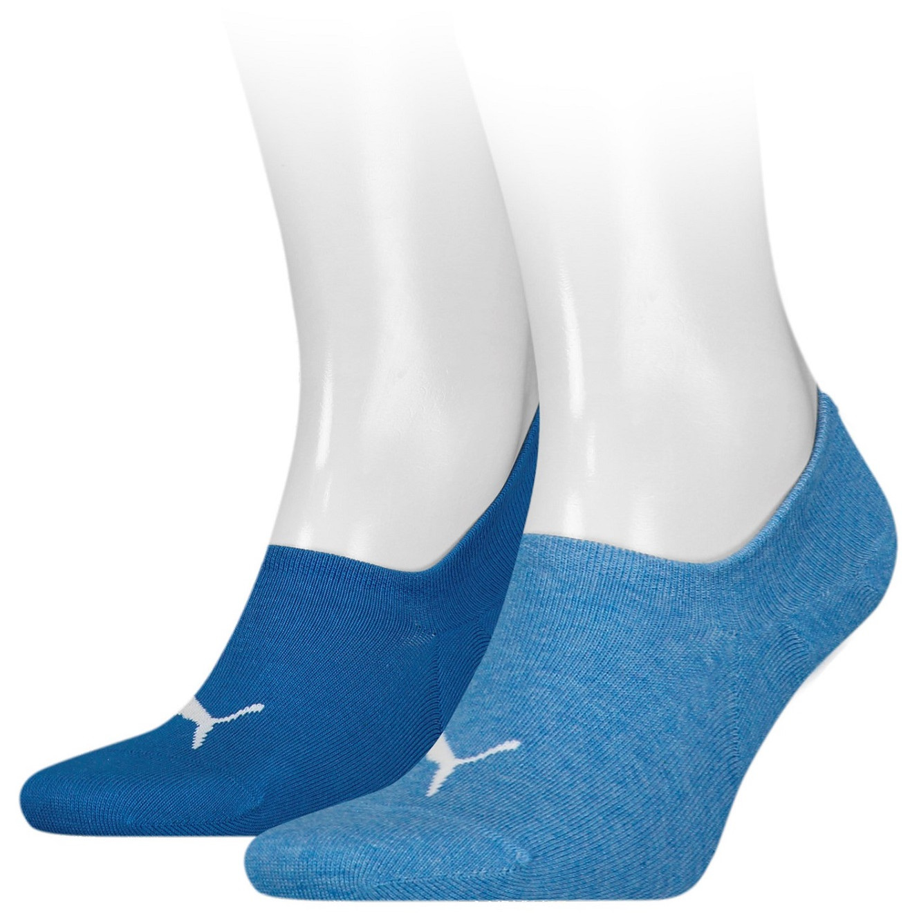 Ponožky Puma Footie 2P High Cut Velikost ponožek: 43-46 / Barva: modrá