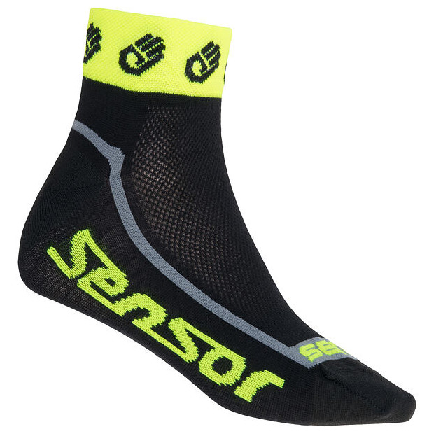 Ponožky Sensor Race Lite Ručičky reflex Velikost ponožek: 35-38 (3-5) / Barva: žlutá