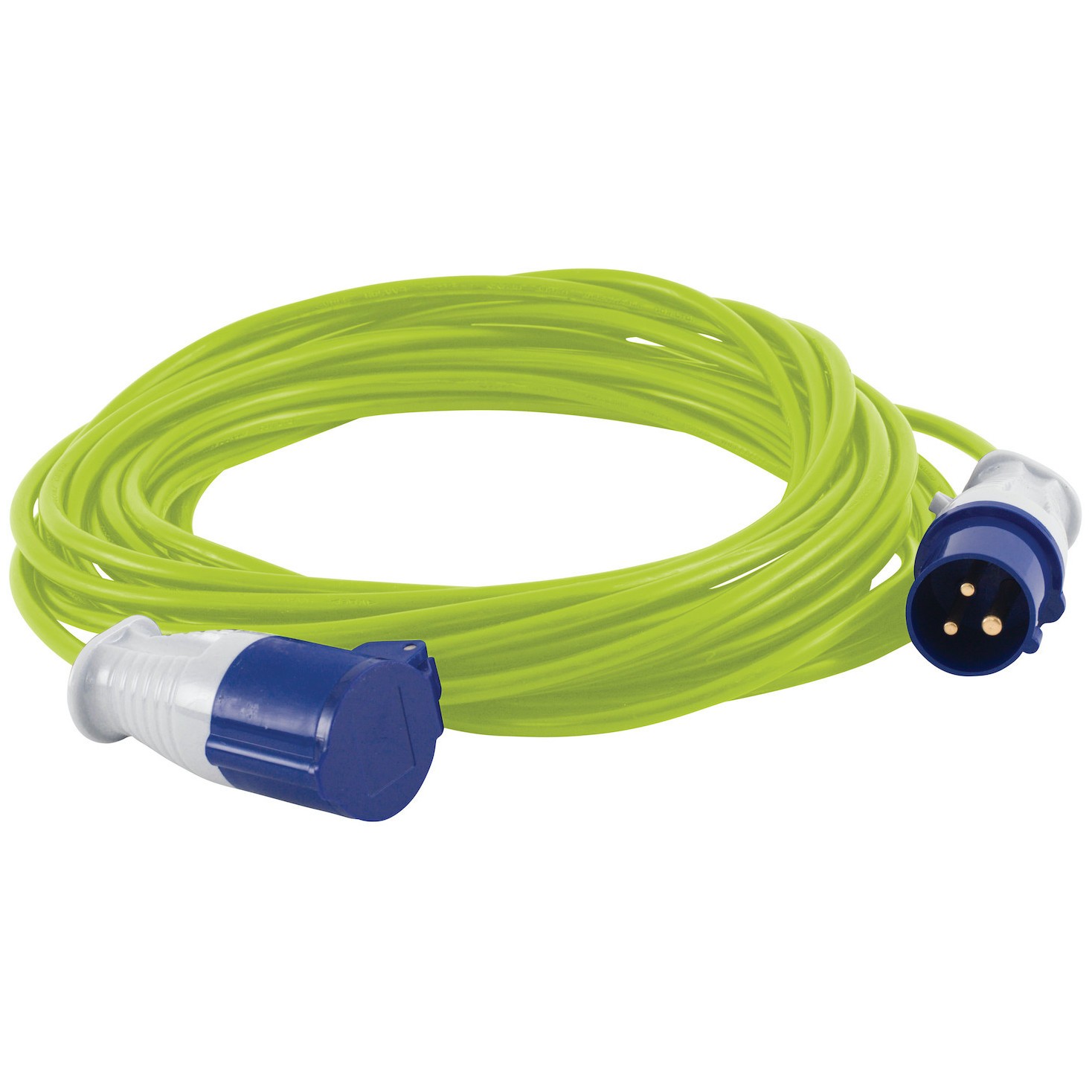 Prodlužovací kabel Outwell Corvus CEE Cable 15 m Barva: zelená