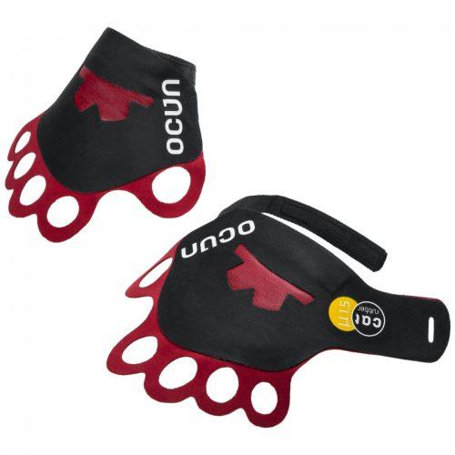 Rukavice Ocún Crack Gloves Lite Velikost rukavic: S / Barva: černá/červená