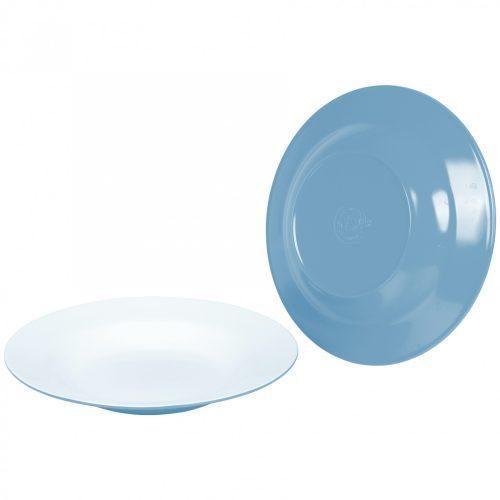 Sada talířů Bo-Camp Deep plate Two tone - 4ks Barva: světle modrá