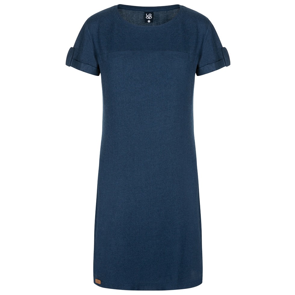 Šaty Loap Nebraska Velikost: XS / Barva: modrá