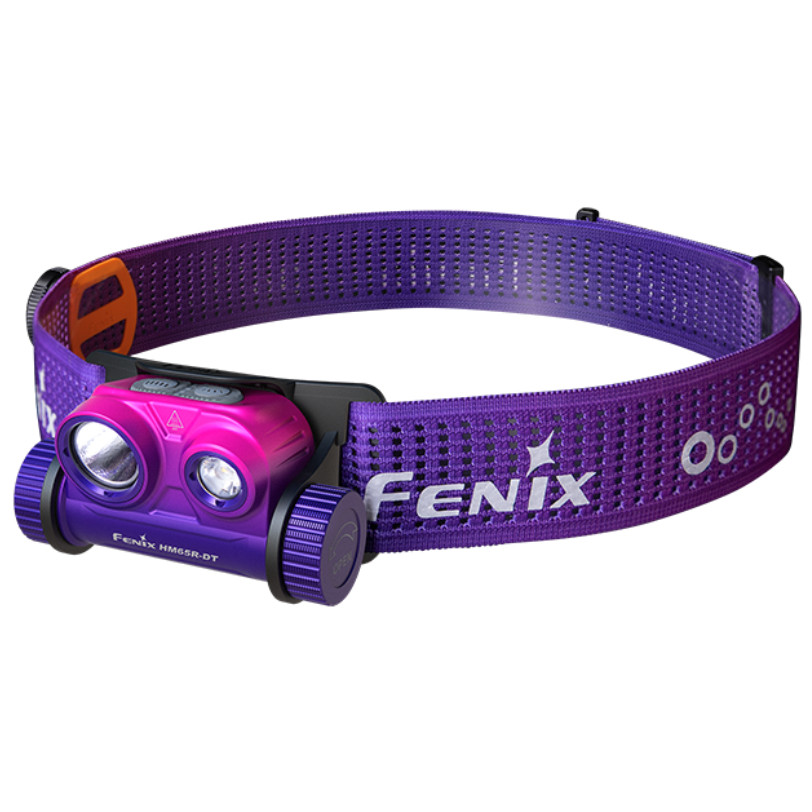 Čelovka Fenix HM65R-DT Barva: fialová