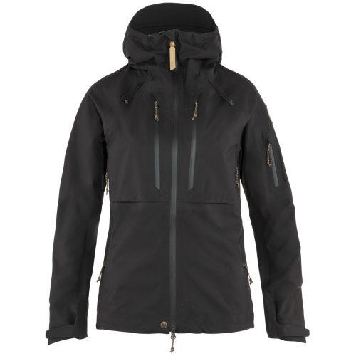 Dámská bunda Fjällräven Keb Eco-Shell Jacket W Velikost: M / Barva: černá