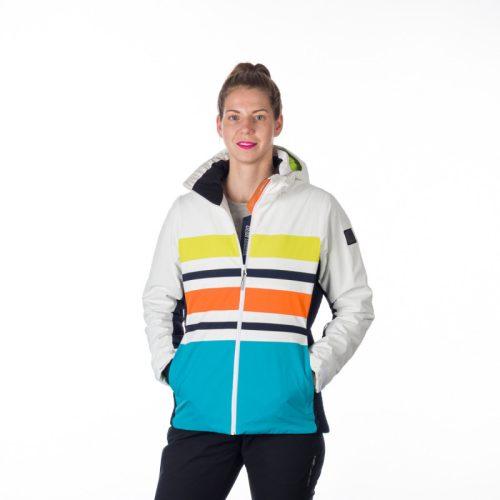 Dámská lyžařská bunda Northfinder Ann Velikost: L / Barva: bílá