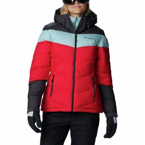Dámská zimní bunda Columbia Abbott Peak™ Insulated Jacket Velikost: L / Barva: červená
