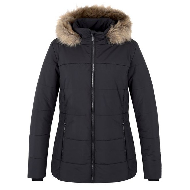Dámská zimní bunda Hannah Mairi Velikost: L / Barva: černá