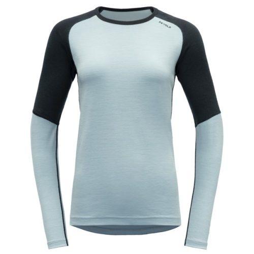 Dámské funkční triko Devold Jakta Merino 200 Shirt Velikost: L / Barva: světle modrá