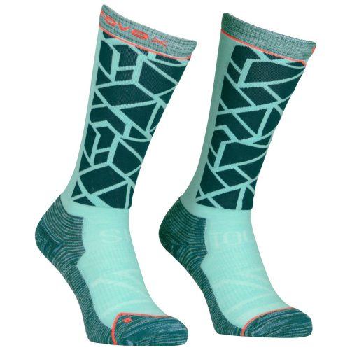 Dámské podkolenky Ortovox Ski Tour Comp Long Socks W Velikost ponožek: 35-38 / Barva: modrá