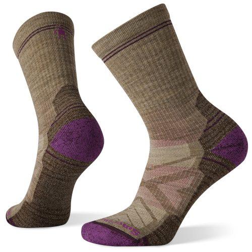 Dámské ponožky Smartwool W Performance Hike Light Cushion Crew Velikost ponožek: 34-37 / Barva: fialová/zelená