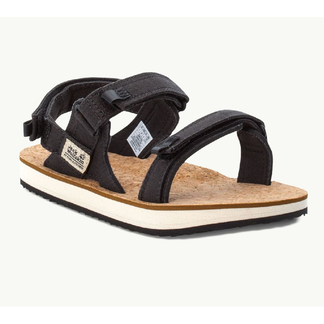Dámské sandály Jack Wolfskin Ecostride 2 Sandal W Velikost bot (EU): 37 / Barva: černá