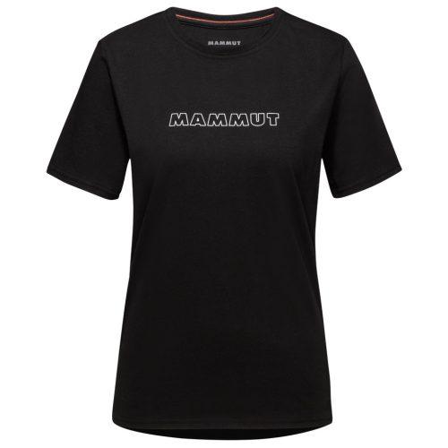 Dámské triko Mammut Core T-Shirt Women Logo Velikost: L / Barva: černá