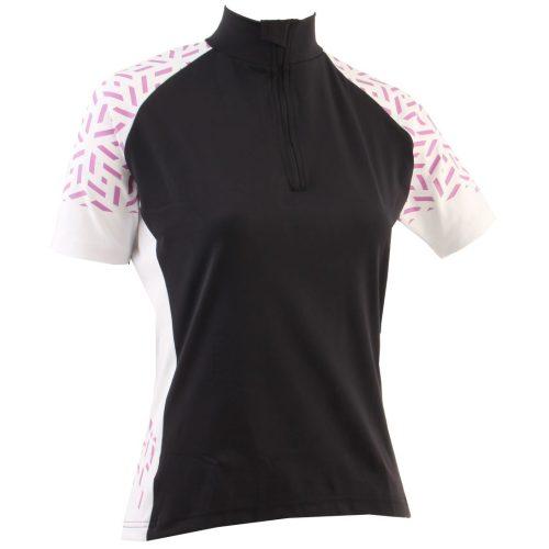 Dámský cyklistický dres Axon Nippon D Velikost: L / Barva: černá/bílá