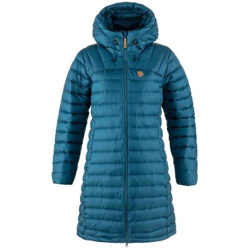 Dámský péřový kabát Fjällräven Snow Flake Parka Velikost: M / Barva: tmavě modrá