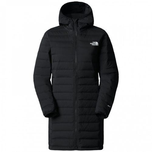 Dámský péřový kabát The North Face W Belleview Stretch Down Parka Velikost: S / Barva: černá