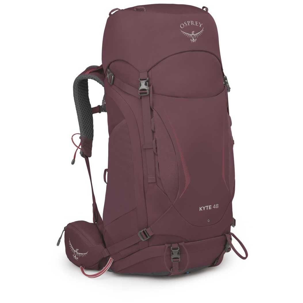 Dámský turistický batoh Osprey Kyte 48 Velikost zad batohu: M/L / Barva: fialová