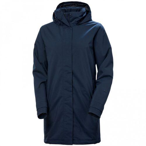 Dámský zimní kabát Helly Hansen W Sanna Ins Rain Coat Velikost: L / Barva: modrá