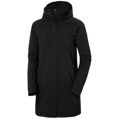 Dámský zimní kabát Helly Hansen W Sanna Ins Rain Coat Velikost: S / Barva: černá