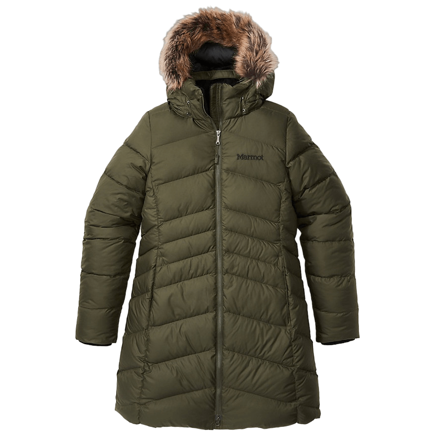 Dámský zimní kabát Marmot Wm's Montreal Coat Velikost: L / Barva: tmavě zelená