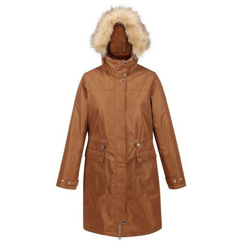 Dámský zimní kabát Regatta Lellani Velikost: S / Barva: hnědá