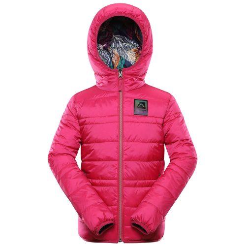 Dětská zimní bunda Alpine Pro Eromo Dětská velikost: 104-110 / Barva: růžová