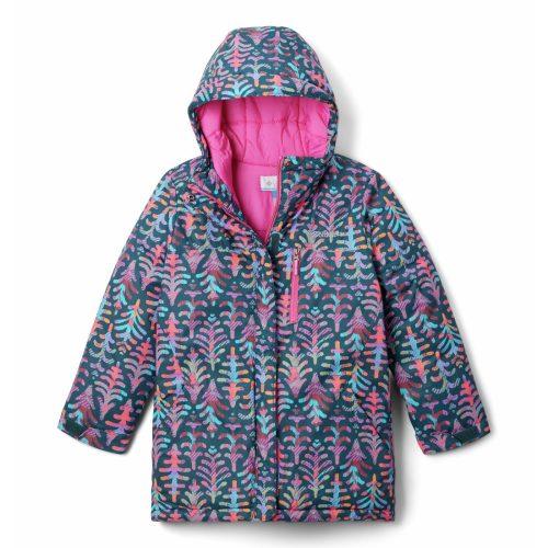 Dětská zimní bunda Columbia Alpine Free Fall™ II Jacket Dětská velikost: S / Barva: modrá/růžová