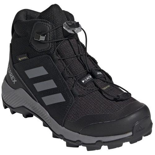 Dětské boty Adidas Terrex Mid Gtx K Dětská velikost bot (EU): 30 / Barva: černá/šedá