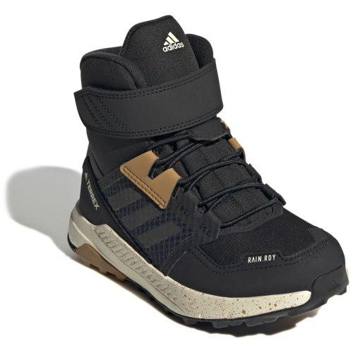 Dětské boty Adidas Terrex Trailmaker High C-RDY K Velikost bot (EU): 28 / Barva: černá