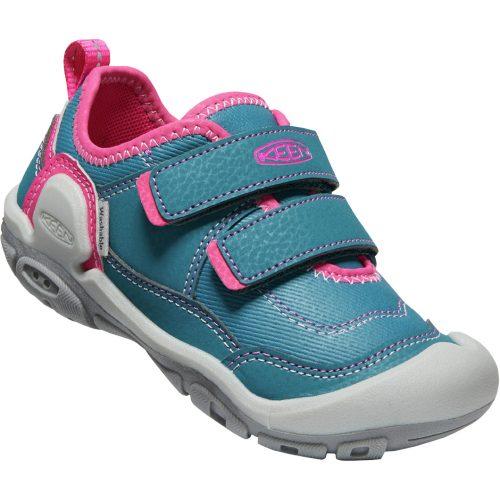Dětské boty Keen Knotch Hollow Ds Youth Velikost bot (EU): 34 / Barva: modrá/růžová