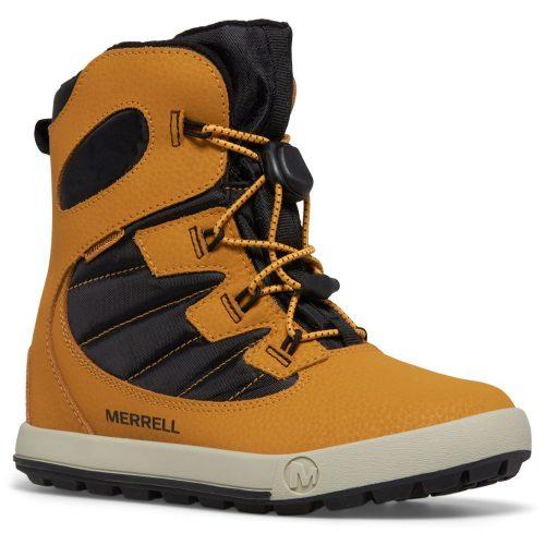 Dětské boty Merrell Snow Bank 4.0 Wtpf Velikost bot (EU): 34 / Barva: hnědá
