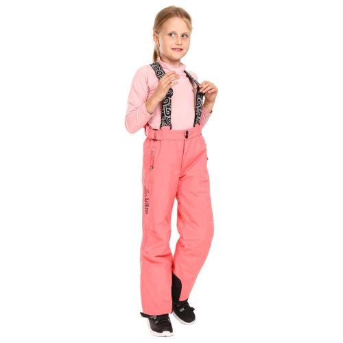 Dětské kalhoty Kilpi Gabone-J Dětská velikost: 152 / Barva: růžová