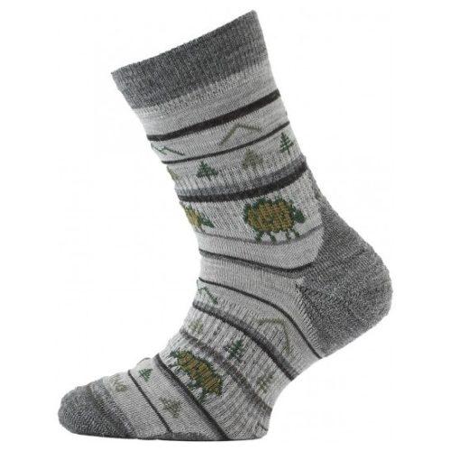 Dětské ponožky Lasting ponožky TJL Velikost ponožek: 29-33 (XS)/ Barva: šedá