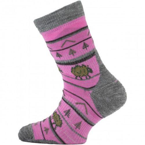 Dětské ponožky Lasting ponožky TJL Velikost ponožek: 34-37 (S)/ Barva: fialová