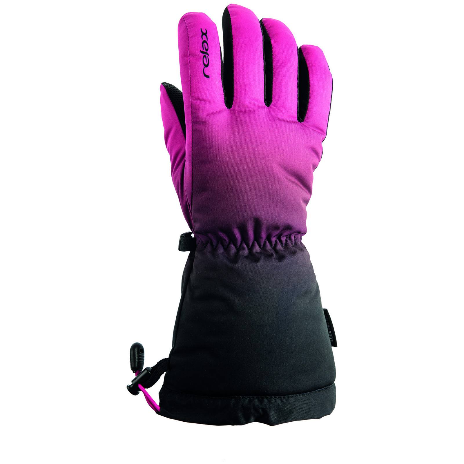 Dětské rukavice Relax Puzzy Velikost rukavic: 10-12 / Barva: černá/růžová