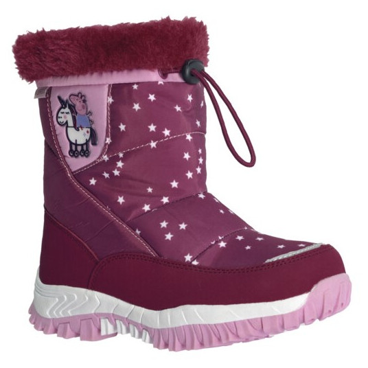 Dětské sněhule Regatta Peppa Winter Boot Dětské velikosti bot: 26 / Barva: růžová
