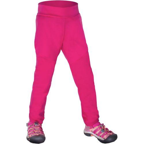 Dětské softshellové kalhoty Unuo bez zateplení pružné Dětská velikost: 128-134 / Barva: růžová