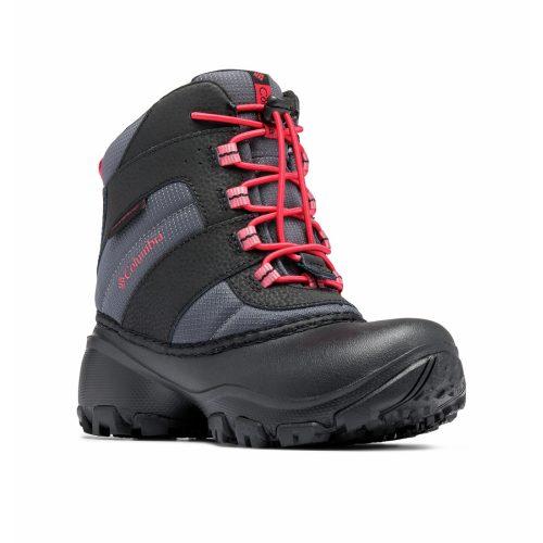 Dětské zimní boty Columbia Youth Rope Tow™ III Waterproof Velikost bot (EU): 32 / Barva: šedá/červená