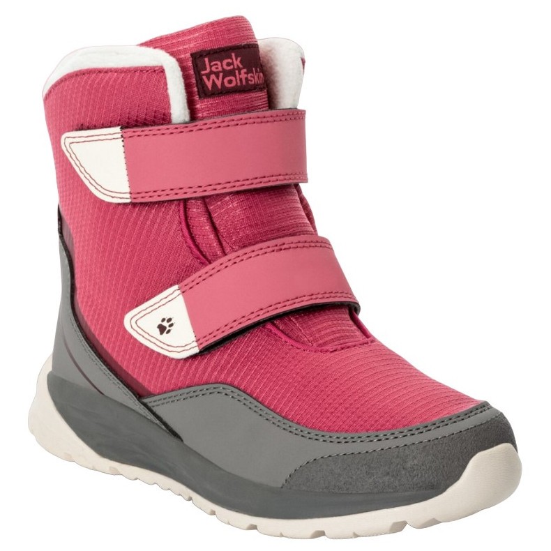 Dětské zimní boty Jack Wolfskin Polar Bear Texapore High Vc K Velikost bot (EU): 29 / Barva: růžová