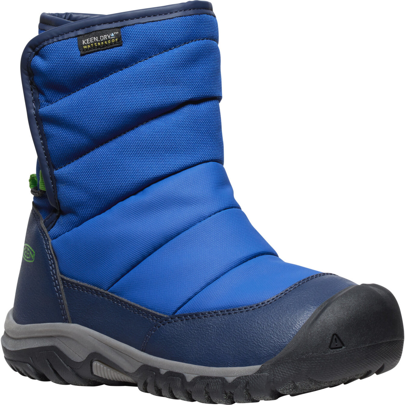 Dětské zimní boty Keen Puffrider Wp Youth Velikost bot (EU): 34 / Barva: modrá