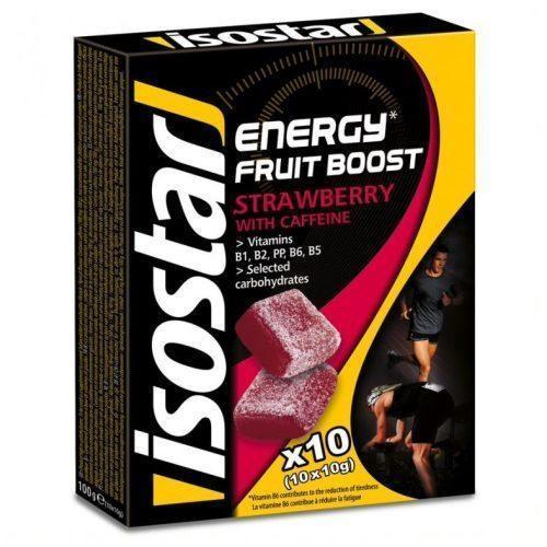 Energetické ovocné želé Isostar s kofeinem Příchuť: jahoda