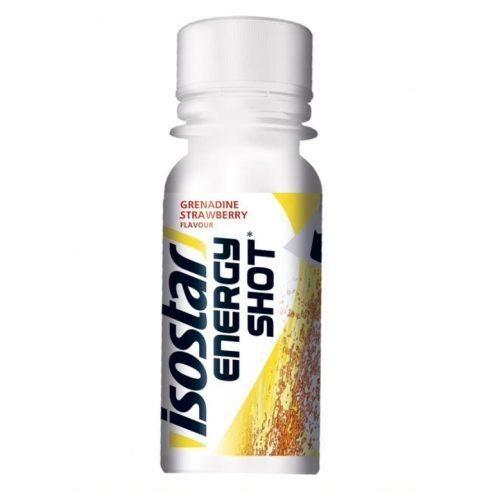 Energetický gel Isostar Shot s kofeinem 60 ml Příchuť: jahoda/granátové jablko