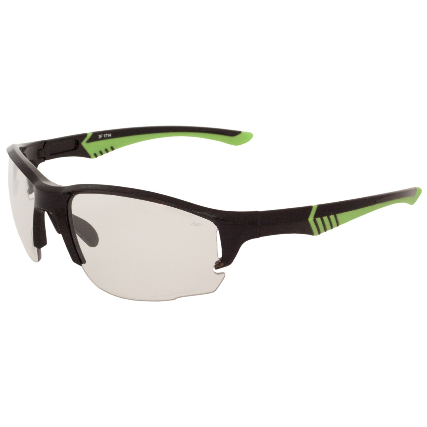 Fotochromatické brýle 3F Levity (světlé) Barva obrouček: černá/zelená