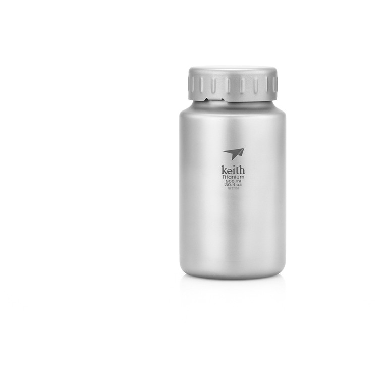Láhev Keith Titanium Titanium Sport Bottle 900 ml Barva: šedá