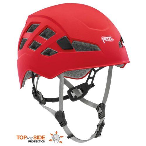 Lezecká helma Petzl Boreo Velikost helmy: 53-61 cm / Barva: červená/šedá